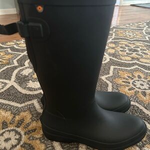 Black Tall Rain Boots by Bogs
